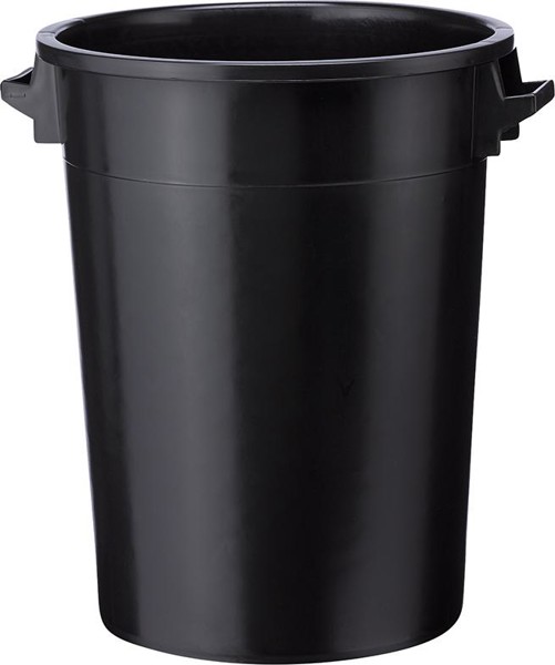 Bild von Kunststoff-Tonne schwarz Inhalt: 100 Liter