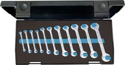 Bild von Doppelmaulschlüssel-Satz klein 4,5-13mm 11-teilig in Kassette Gedore