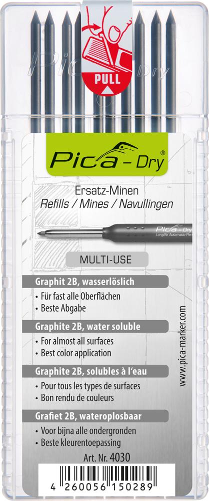 Bild von Minen-Set für Tieflochmarker Pica-Dry Graphit Pica