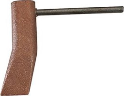 Bild von Kupferstück Hammerform m.Eisenstift gekröpft für Propan-Handgriff 350 g GCE