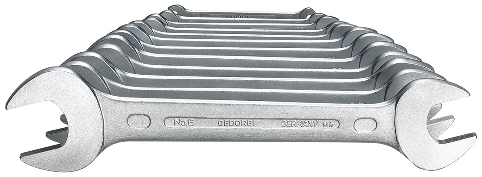 Imagen de 6-122 ISO Doppelmaulschlüssel-Satz 12-tlg 6-34 mm