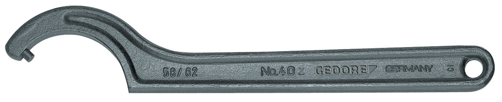 Imagen de 40 Z 52-55 Hakenschlüssel, DIN 1810 Form B, 52-55 mm