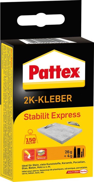 Bild von 2-Komponenten-Kleber Pattex Stabilit Express