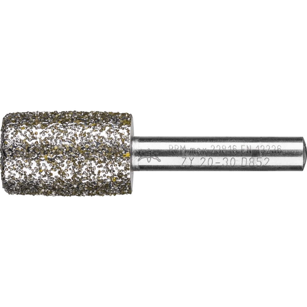 Imagen de Diamant-Schleifstift Zyl. Ø20,0mm SchaftØ8 mm D852 (sehr grob) zum Ausschleifen von Nuten