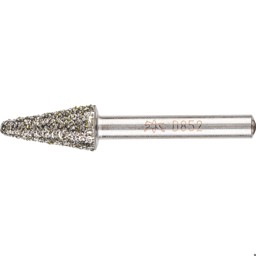 Bild von Diamant-Schleifstift Kegel 12x25x6 mm D852 zum Schleifen von Grau-und Sphäroguss