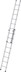 Bild von Sprossen-Schiebeleiter, 2-teilig, rutschfester Leiterschuh