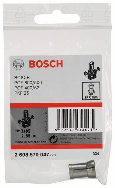 Spannzange ohne Spannmutter, 6 mm, für Bosch-Oberfräse online kaufen - im  van beusekom Onlineshop