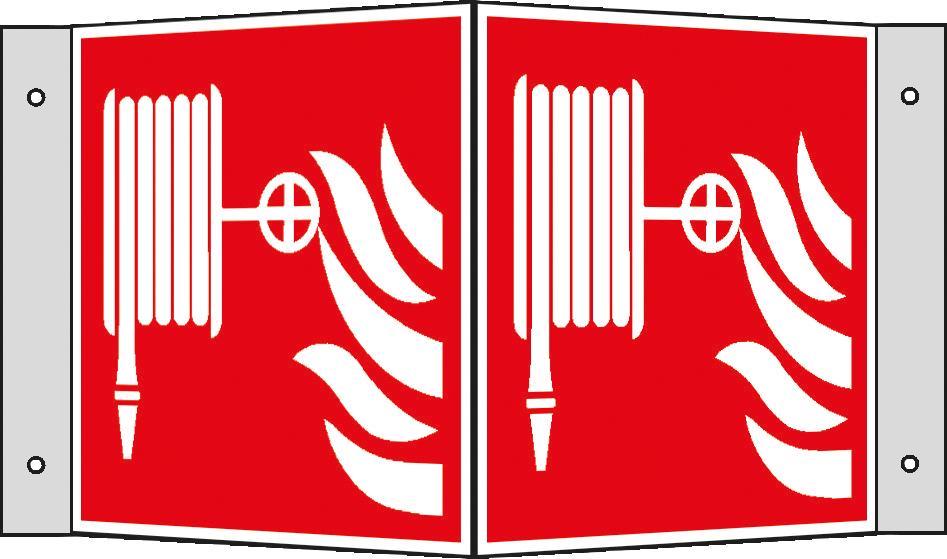 Imagen para la categoría Brandschutzsschild, Feuerlöscher als Winkelschild