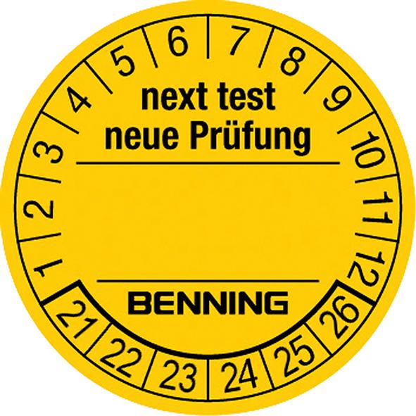 Picture of Prüfplakette Benning
