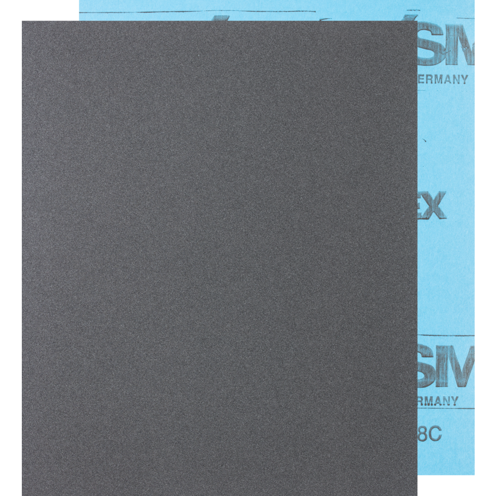 Picture of wasserfester Papier Schleifbogen 230x280mm BP W SiC150 für Lackbearbeitung