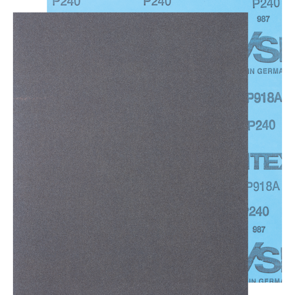Picture of wasserfester Papier Schleifbogen 230x280mm BP W SiC240 für Lackbearbeitung