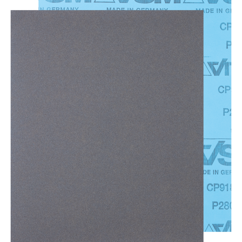Picture of wasserfester Papier Schleifbogen 230x280mm BP W SiC280 für Lackbearbeitung