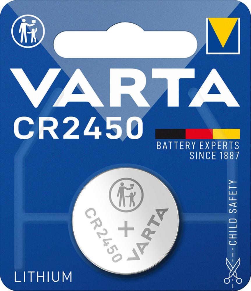 Imagen para la categoría Knopfbatterie VARTA ELECTRONICS Lithium CR2450